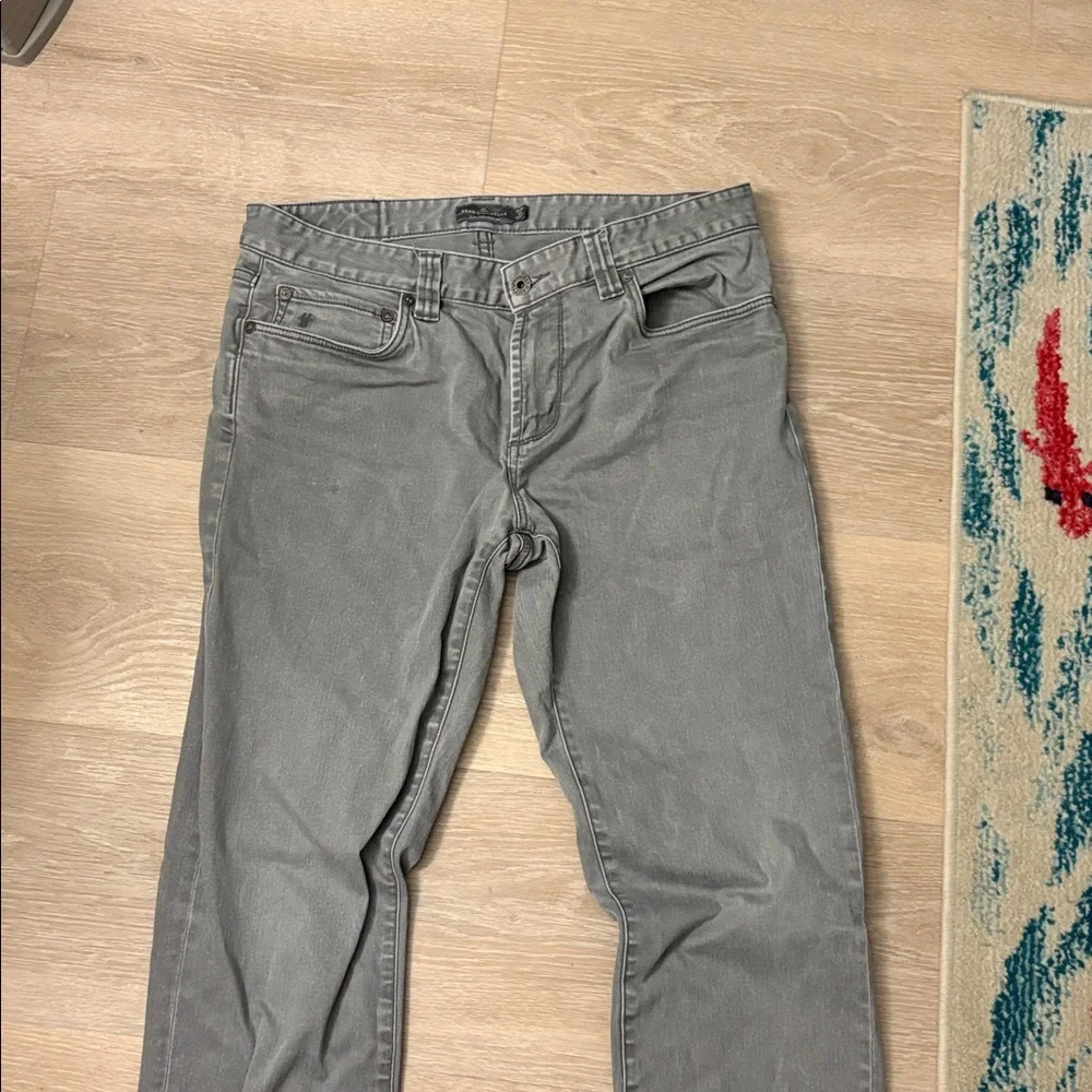 LL Bean Signature Gray Men's Jeans 34x32 - Picture 2 of 3